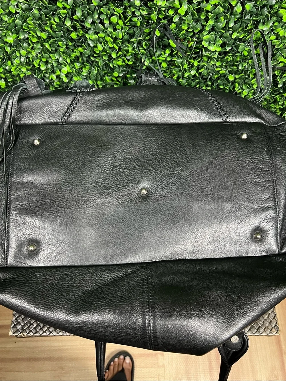 RENATO ANGI | Italian Leather Satchel/Duffle Bag